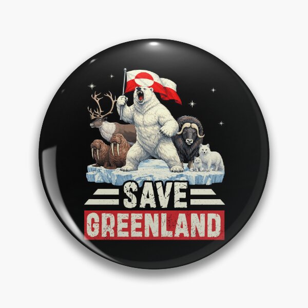Item preview, Save Greenland Flag Bear Kalaallit Greenlanders designed and sold by MackenzieBin.