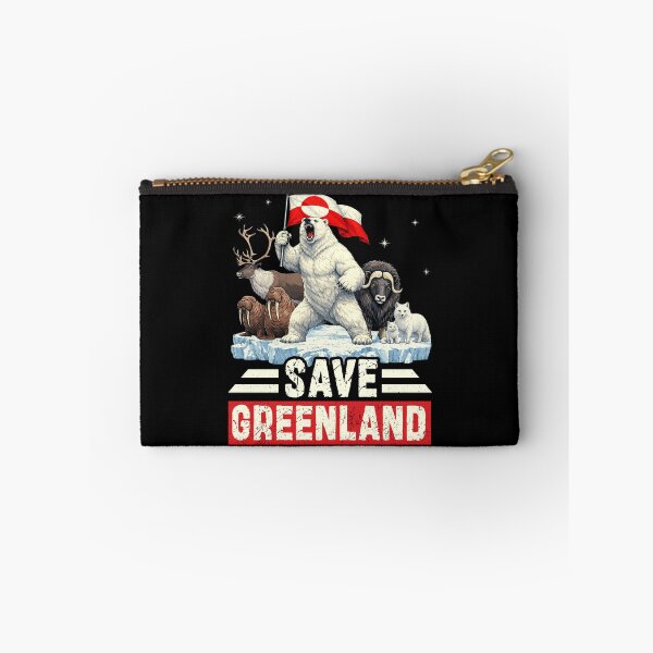Item preview, Save Greenland Flag Bear Kalaallit Greenlanders designed and sold by MackenzieBin.