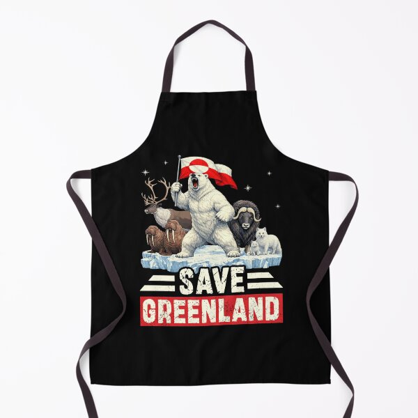 Item preview, Save Greenland Flag Bear Kalaallit Greenlanders designed and sold by MackenzieBin.