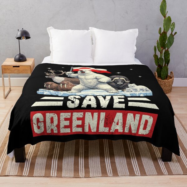 Item preview, Save Greenland Flag Bear Kalaallit Greenlanders designed and sold by MackenzieBin.