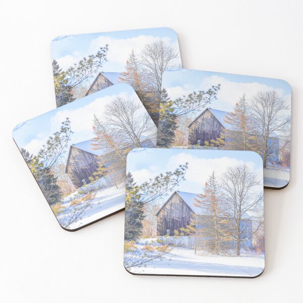 Item preview, An Old Barn on a Cold Winter Day designed and sold by James Cumming.