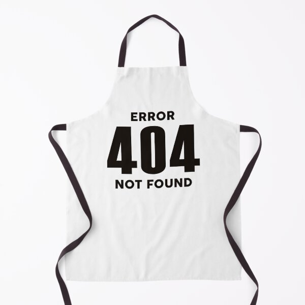Item preview, Error 404 Not Found Message Black Text Design designed and sold by MouseDeSigns.