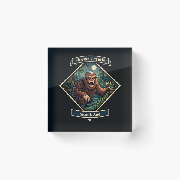 Item preview, Florida Cryptid Skunk Ape designed and sold by Planetporridge.
