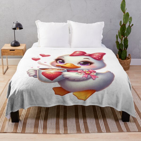 Item preview, Sweet Duck Latte Valentine Design designed and sold by Lulunza.
