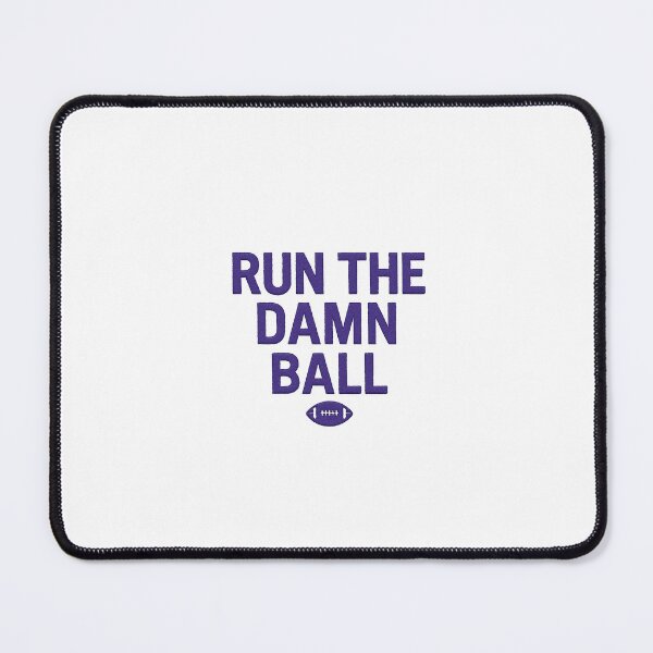 Item preview, Run the Damn Ball – Purple Coach Stitch Edition designed and sold by ClassroomInk.