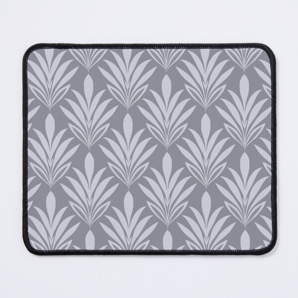 Item preview, Soft Palm Leaf Botanical Pattern in Blue Grey – Minimal Nature Art designed and sold by SoftlyStillBy-Nithya.