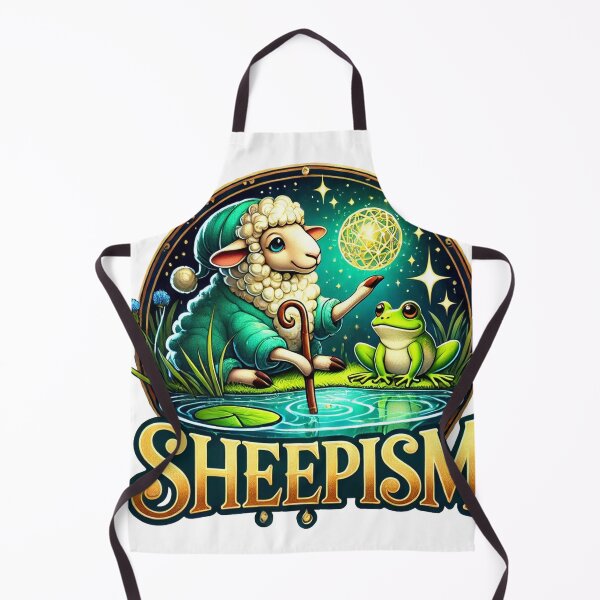 Item preview, Sheepism: The Sheep and the Frog (Enchanted Pond Fable) designed and sold by Thpoar.