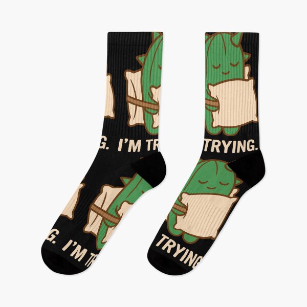 Item preview, Cactus Trying designed and sold by T-FUN SHOP.
