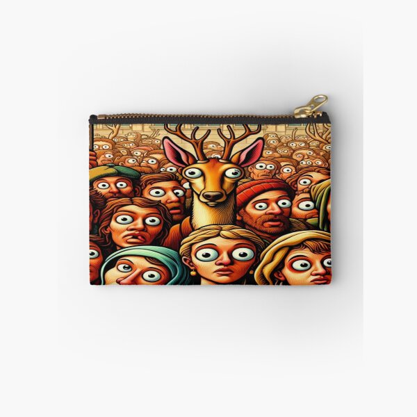 Item preview, Stunned in the Spotlight: Deer in a Wide-Eyed Crowd designed and sold by daweave77.