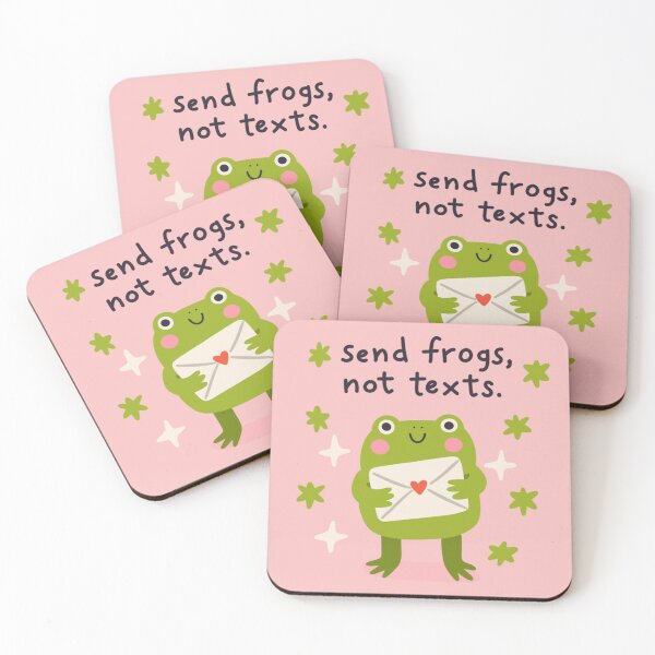 Item preview, Send Frogs, Not Texts  designed and sold by drawposhy.