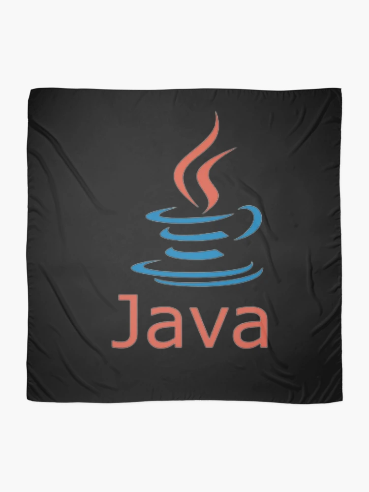 Aperçu 2 sur 3. Foulard avec l'œuvre Logo Java créée et vendue par IconStore.