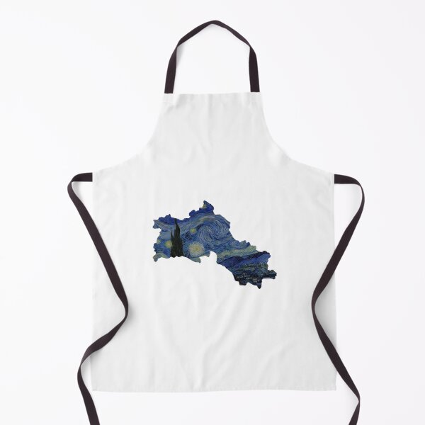Item preview, Starry Night Kurdistan Map Fine Art designed and sold by EllsLittleStore.