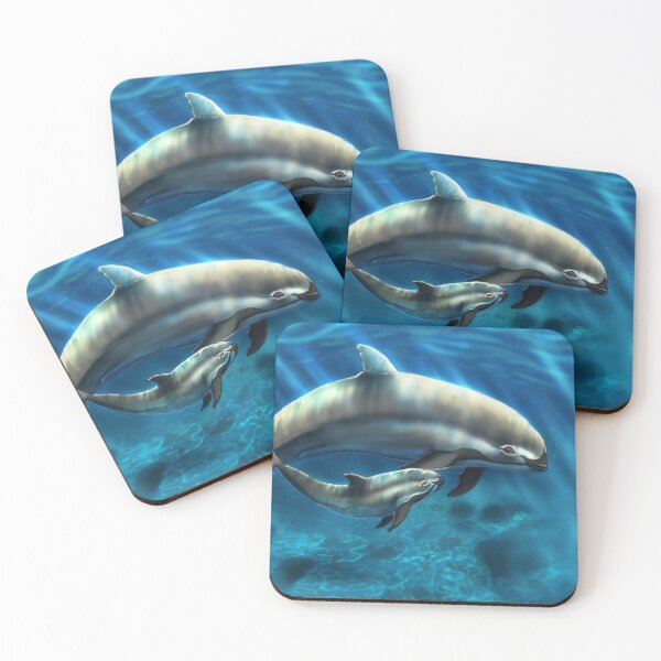 Item preview, Vaquita Porpoise - Maternal Bond designed and sold by alandodrawing.
