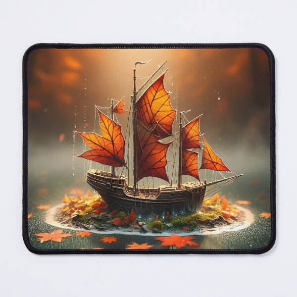 Item preview, Leaf Boat, Ai Generated Art designed and sold by ACC .