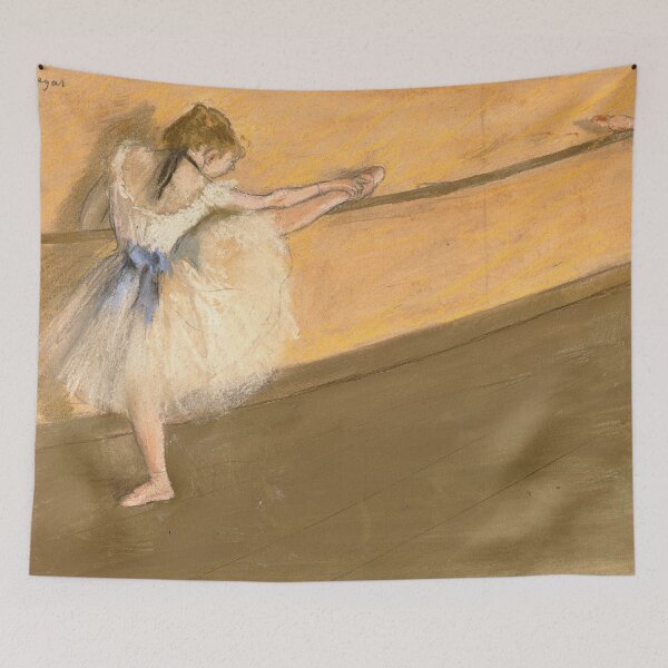 Item preview, Danseuse a La Barre by Edgar Degas: Impressionist Ballet Fine Art Poster designed and sold by artofuniverse.