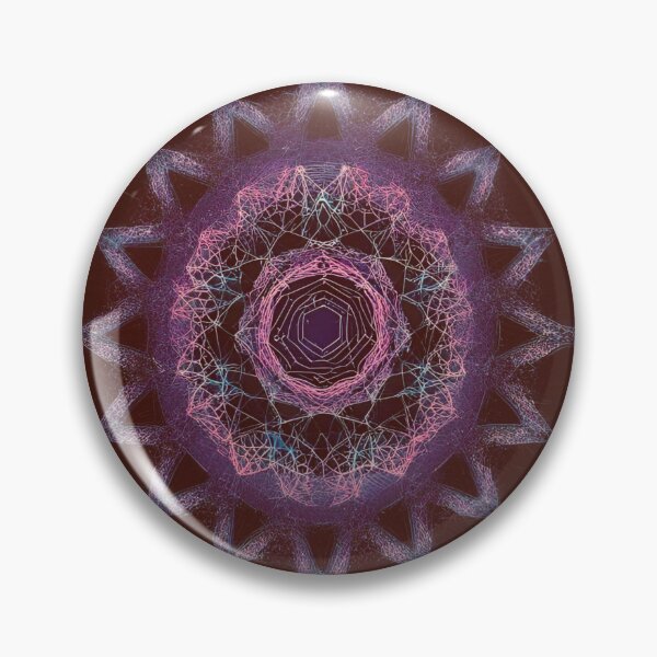 Item preview, Celestial Fractals: A Shimmering Mandala designed and sold by mxztar.