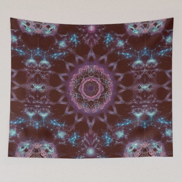 Item preview, Celestial Fractals: A Shimmering Mandala designed and sold by mxztar.