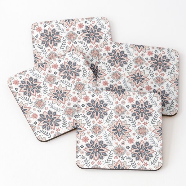 Item preview, Nordic Rosette Party Borders | Scandinavian Folk Design designed and sold by Shuga-Design.