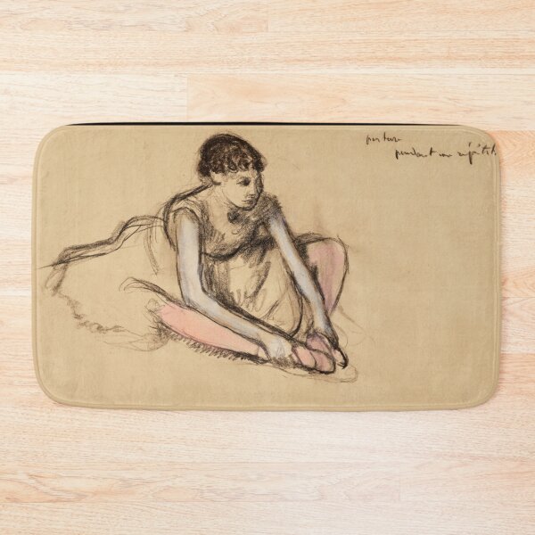 Item preview, Danseuse Assise by Edgar Degas: Impressionist Ballet Study Poster designed and sold by artofuniverse.