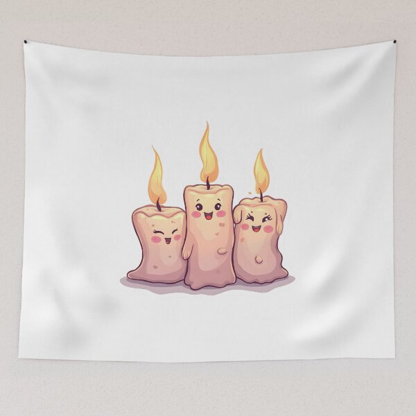 Item preview, Cozy Candle Trio Buddy designed and sold by santi-ia.