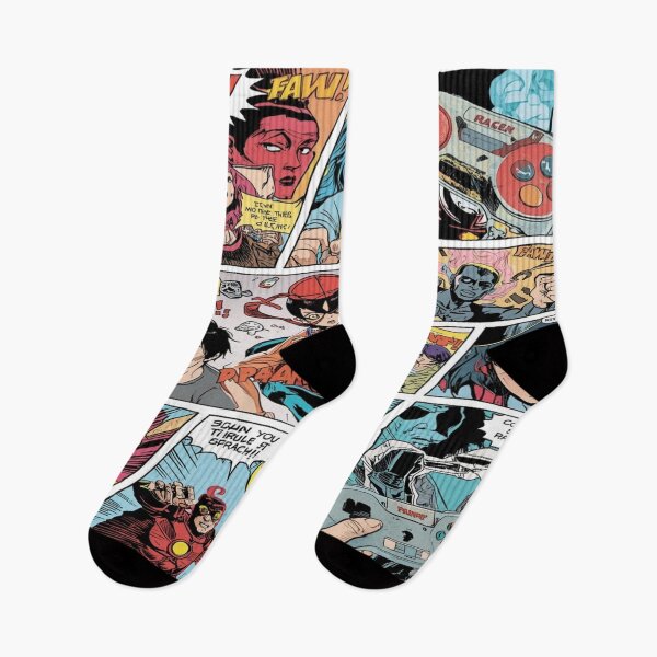 Item preview, Power Up! – Retro Comic Action Collage designed and sold by DreamistStore.