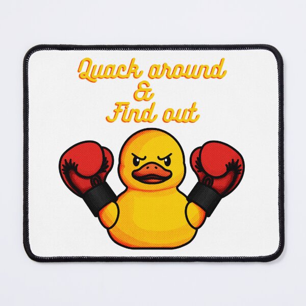 Item preview, Knockout Duck Boxing Pop Art designed and sold by Object of Reference Designs.