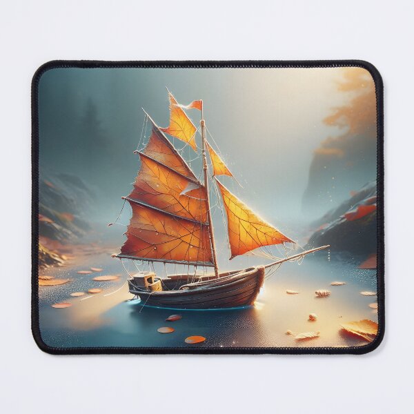 Item preview, Leaf Boat, Ai Generated Art  designed and sold by ACC .
