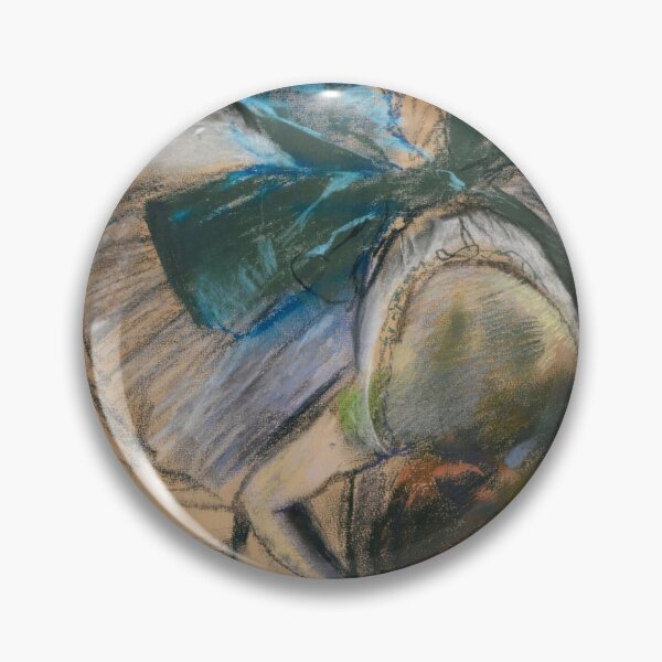 Item preview, Danseuse Rajustant Son Chausson by Edgar Degas: Ballet Impressionist Poster designed and sold by artofuniverse.