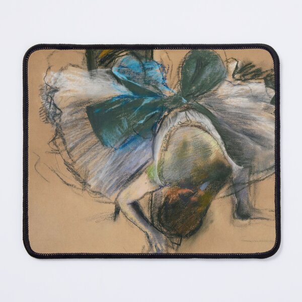 Item preview, Danseuse Rajustant Son Chausson by Edgar Degas: Ballet Impressionist Poster designed and sold by artofuniverse.