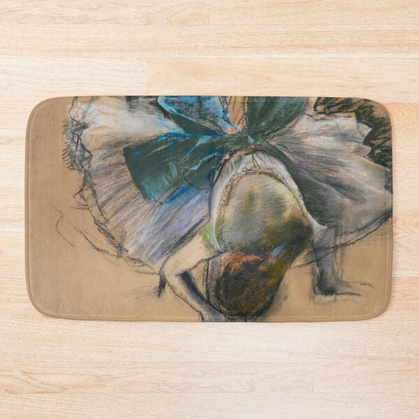 Item preview, Danseuse Rajustant Son Chausson by Edgar Degas: Ballet Impressionist Poster designed and sold by artofuniverse.