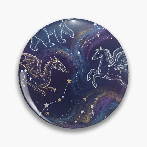 Item preview, Constellation Creatures Celestial Fantasy Illustration Pattern designed and sold by SavinMercantile.