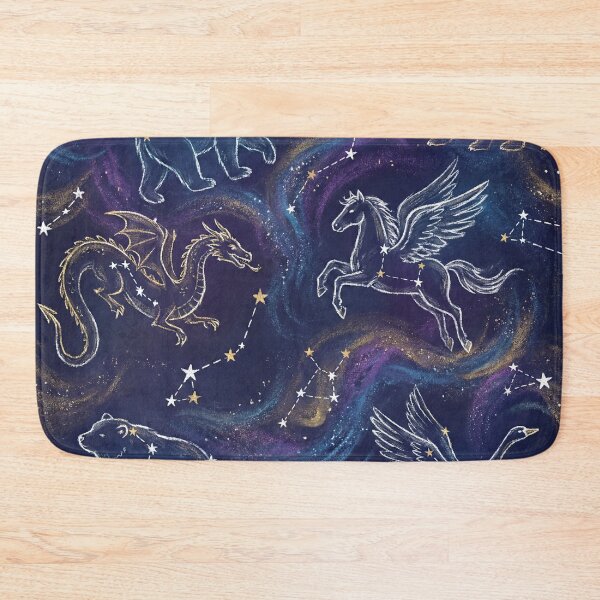 Item preview, Constellation Creatures Celestial Fantasy Illustration Pattern designed and sold by SavinMercantile.