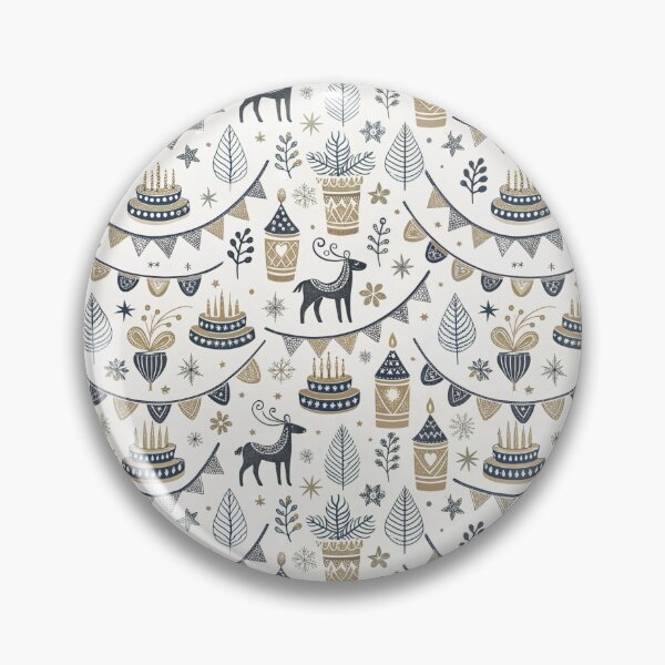 Item preview, Nordic Folk Bloom Borders | Scandinavian Folk Design designed and sold by Shuga-Design.