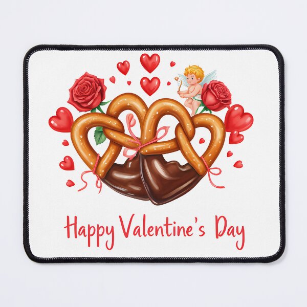 Item preview, Tied in Love - Chocolate Dipped Pretzel Hearts designed and sold by Sitred123.