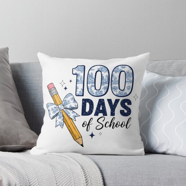 Item preview, Floral Coquette 100 Days of School Pencil designed and sold by DesignDenDo ⭐⭐⭐⭐⭐.