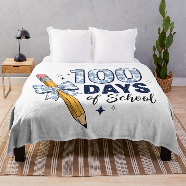 Item preview, Floral Coquette 100 Days of School Pencil designed and sold by DesignDenDo ⭐⭐⭐⭐⭐.