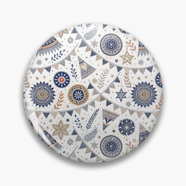 Item preview, Party Folk Borders Mix | Cozy Scandinavian Folk designed and sold by Shuga-Design.