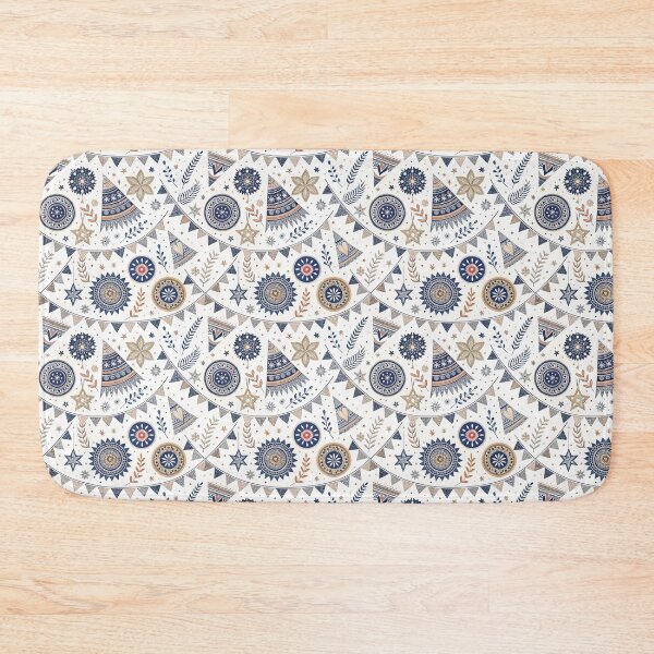 Item preview, Party Folk Borders Mix | Cozy Scandinavian Folk designed and sold by Shuga-Design.