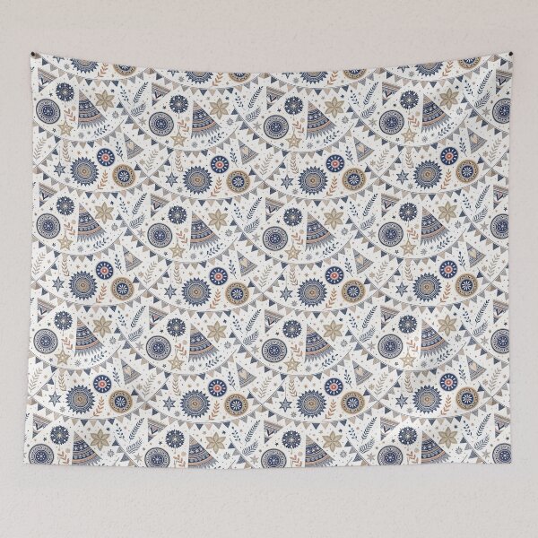 Item preview, Party Folk Borders Mix | Cozy Scandinavian Folk designed and sold by Shuga-Design.