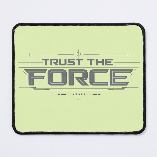 Item preview, Trust the Force – Minimal Sci-Fi Typography designed and sold by KawaiiOrbit.
