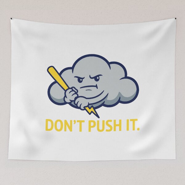 Item preview, Grumpy Storm Cloud designed and sold by T-FUN SHOP.