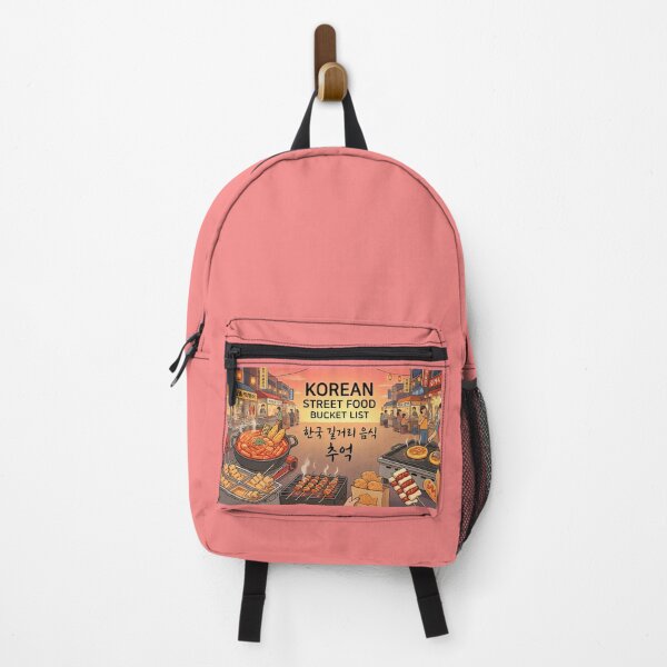 Item preview, Korean Street Food Bucket List - Authentic K-Street Food Illustration designed and sold by TrendScanner.