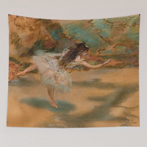 Item preview, Danseuse Sur Une Pointe by Edgar Degas: Impressionist Ballet Fine Art Print designed and sold by artofuniverse.