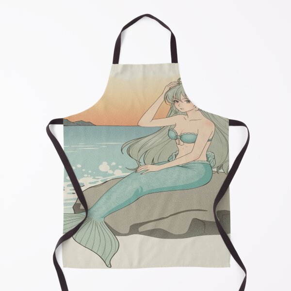 Item preview, Dreamy Anime Mermaid by the Sea designed and sold by DreamistStore.