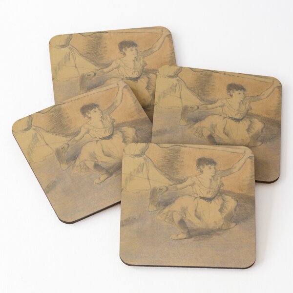Item preview, Danseuses a La Barre by Edgar Degas: Impressionist Ballet Studio Poster designed and sold by artofuniverse.