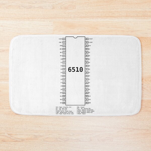 Item preview, MOS 6510 processor diagram - Black designed and sold by Jagaroth.