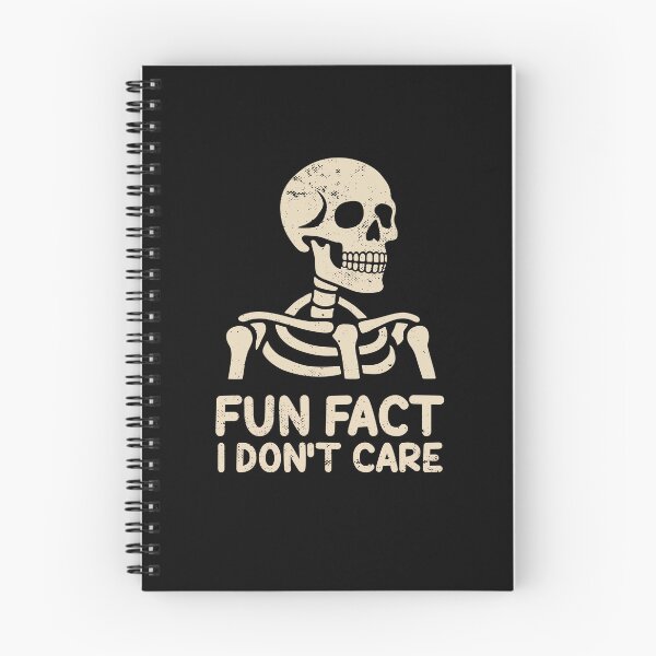 Item preview, Fun Fact I Don’t Care Skull designed and sold by NQArtist.
