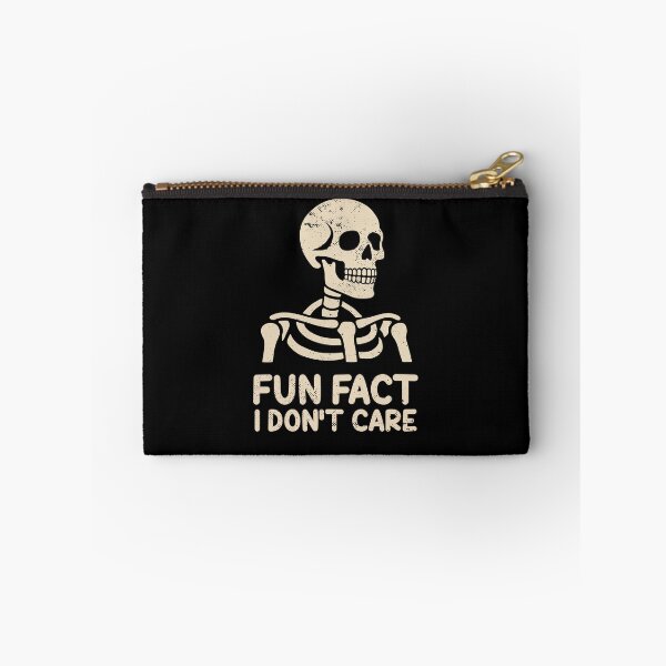Item preview, Fun Fact I Don’t Care Skull designed and sold by NQArtist.
