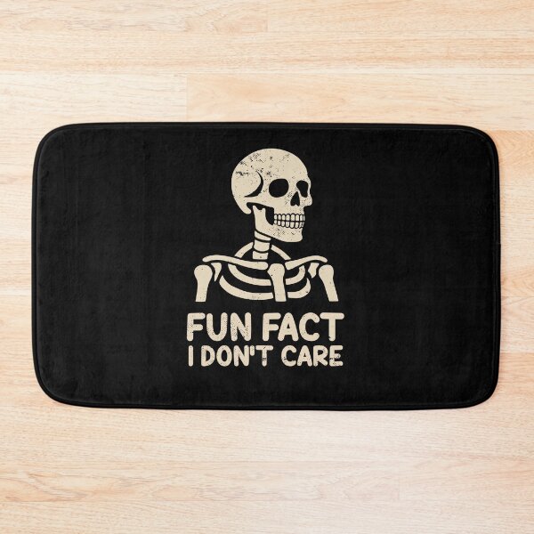 Item preview, Fun Fact I Don’t Care Skull designed and sold by NQArtist.