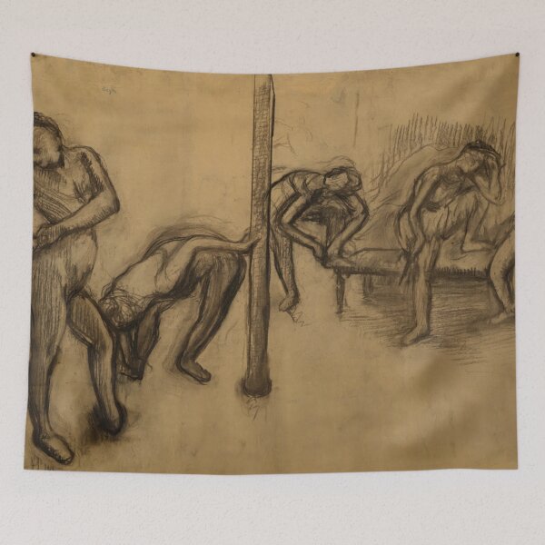 Item preview, Danseuses En Maillot Au Repos by Edgar Degas: Impressionist Ballet Study Poster designed and sold by artofuniverse.